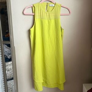 Parker Yellow Sleeveless Dress